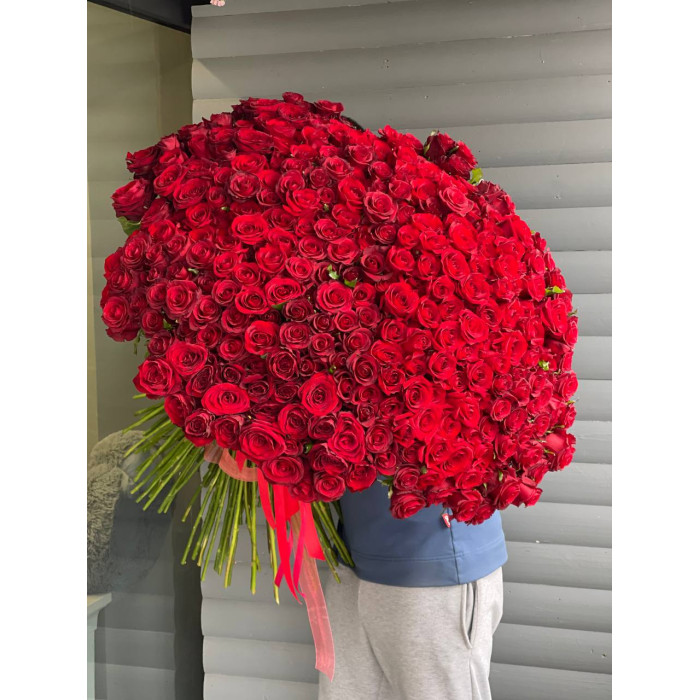 Buy 301 red rose Ukraine at the price of $564.71 from LaVanda Kyiv